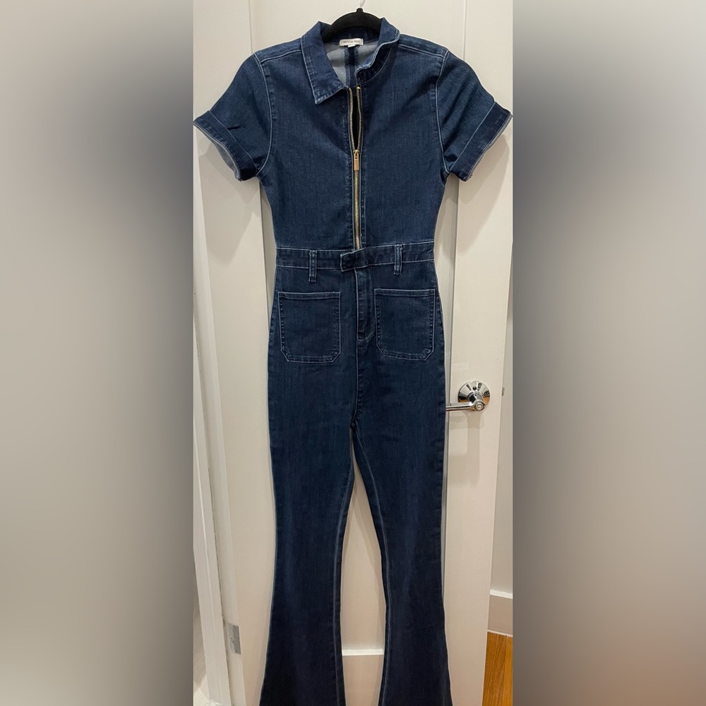 WeWoreWhat Denim Jumpsuit, XS